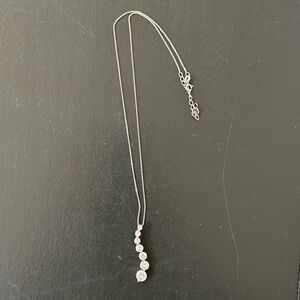 Sterling Silver Pendant Drop Necklace